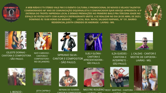 15º EVBENTO CULTURAL DA WRSVFM